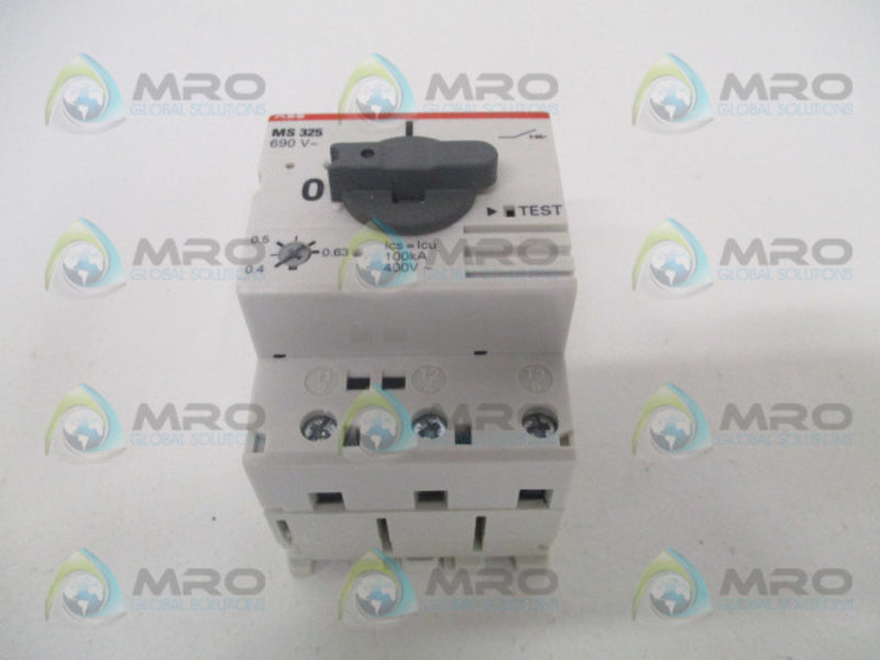 ABB 1SAM150001R0004 MS325-0,63+HK MANUAL MOTOR STARTER+AUX.CONTACT NSMP