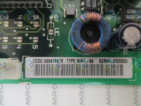 ABB NINT-66 58976377 MAIN CIRCUIT INTERFACE KIT NSMP
