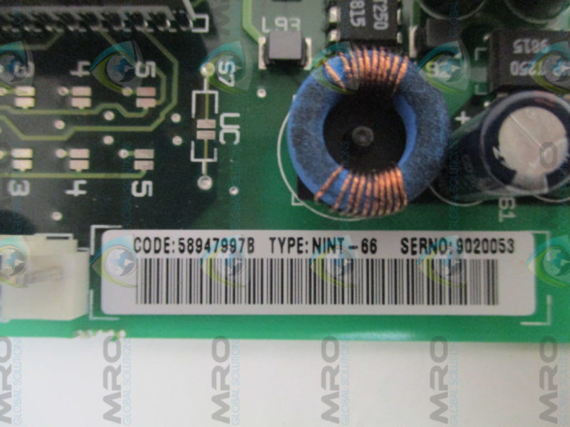 ABB NINT-66 58976377 MAIN CIRCUIT INTERFACE KIT NSMP