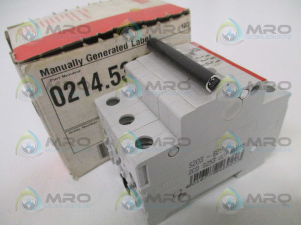 ABB S203-B25 CIRCUIT BREAKER 25A NSMP