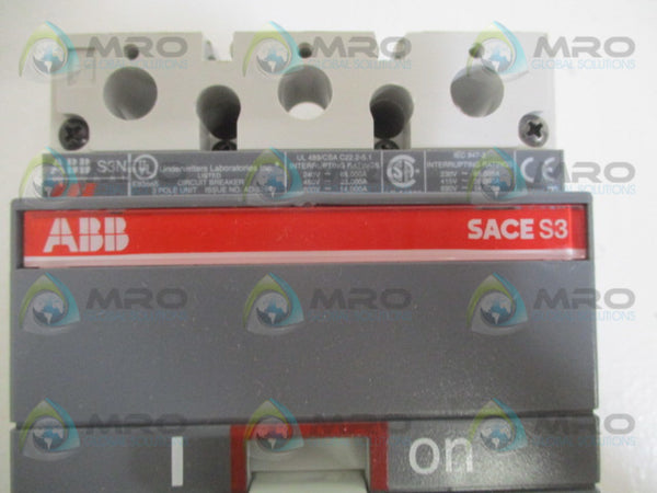ABB SACE ISOMAX S3N150 1SDA037329R1 15A NSMP