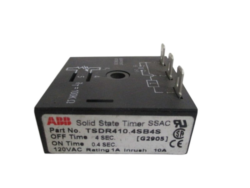 ABB TSDR410.4SB4S SOLID STATE TIMER 4 SEC. UNMP