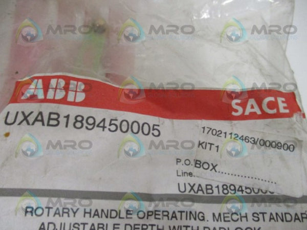 ABB UXAB189450005 ROTARY HANDLE OPERATING MECHANISM NSMP