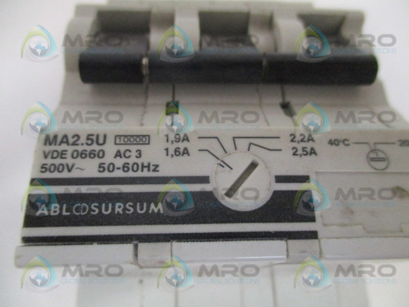 ABL SURSUM MA2.5U CIRCUIT BREAKER 1,6-2,5A UNMP
