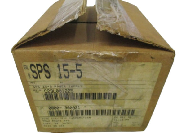ACME SPS15-5 POWER SUPPLY 115/230V NSMP