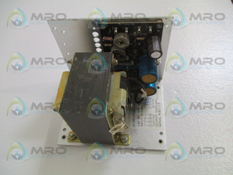 ACME/STANDARD POWER SPS-6012 POWER SUPPLY UNMP