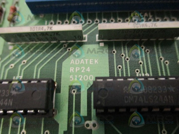 ADATEK RP24 51200 DIGITAL I/O CONTROL BOARD UNMP