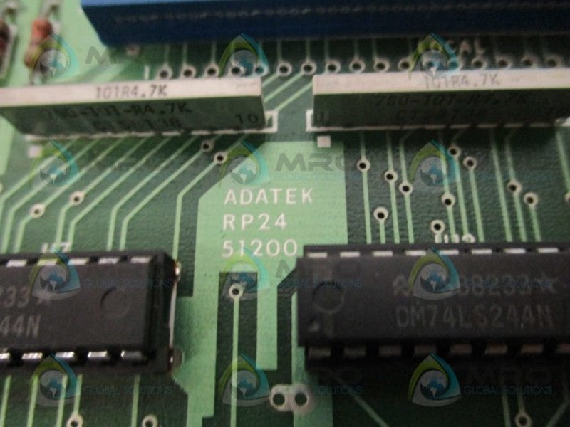 ADATEK RP24 51200 DIGITAL I/O CONTROL BOARD UNMP