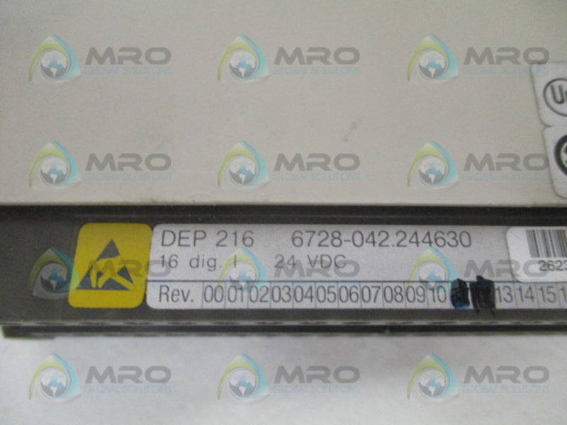AEG DEP216 6728-042.244630 INPUT MODULE NSNP