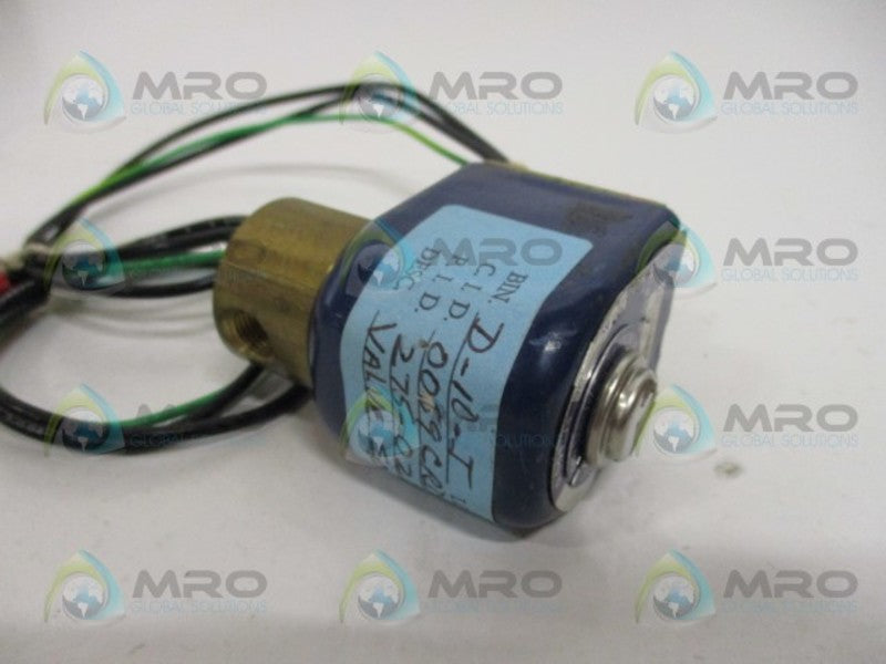ALCO CONTROLS 202CB 1/8-B-5/32B GS1151-2 SOLENOID VALVE UNMP
