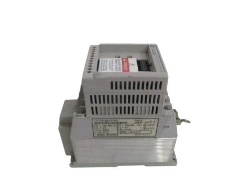 ALLEN BRADLEY 160-BA04NPS1 SER. A F/W 4.07 SPEED CONTROLLER (NO KEYPAD) UNMP