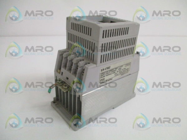 ALLEN BRADLEY 160-BA04NPS1 SER. A F/W 4.07 SPEED CONTROLLER (NO KEYPAD) UNMP