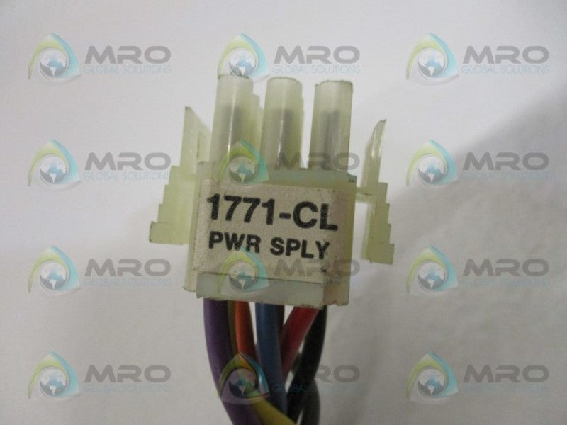 ALLEN BRADLEY 1771-CL POWER SUPPLY CABLE UNMP
