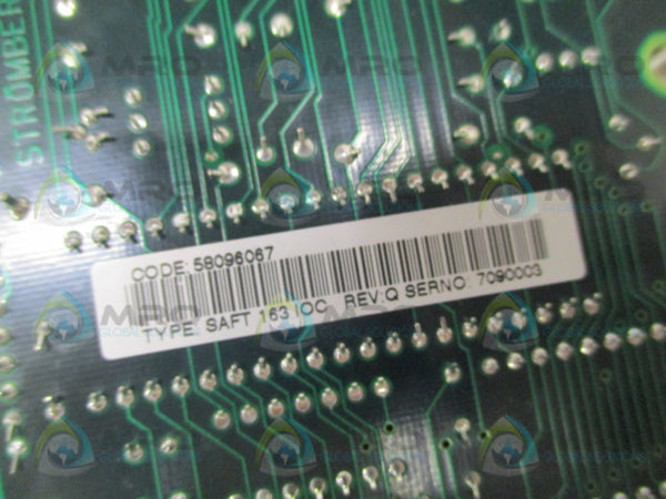 ABB SAFT163IOC 503183 PC I/O CONNECTION BOARD NSNP