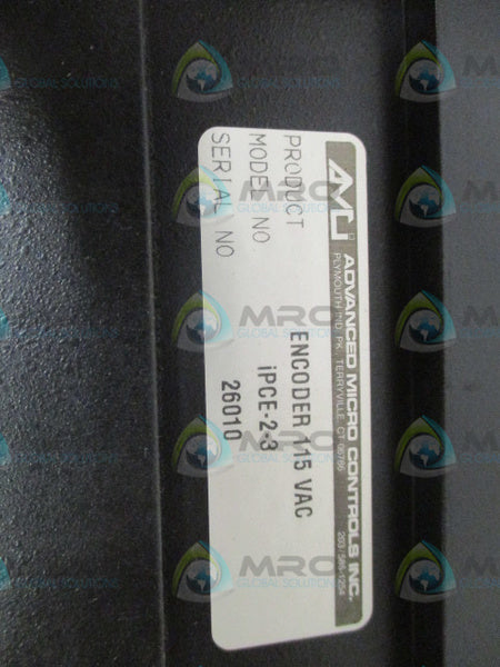 ADVANCED MICRO CONTROLS iPCE-2-3 ENCODER 115VAC CONTROLLER NSNP