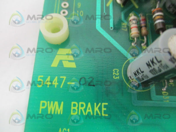 ANDERSON ELECTRIC CONTROLS 5447-02 PWM BRAKE BOARD NSNP
