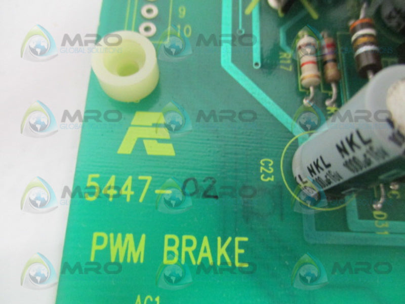 ANDERSON ELECTRIC CONTROLS 5447-02 PWM BRAKE BOARD NSNP