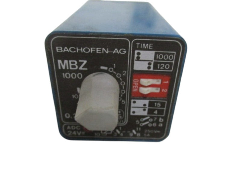 BACHOFEN-AG MBZ-10000 TIME RELAY .02-1000SEC UNMP