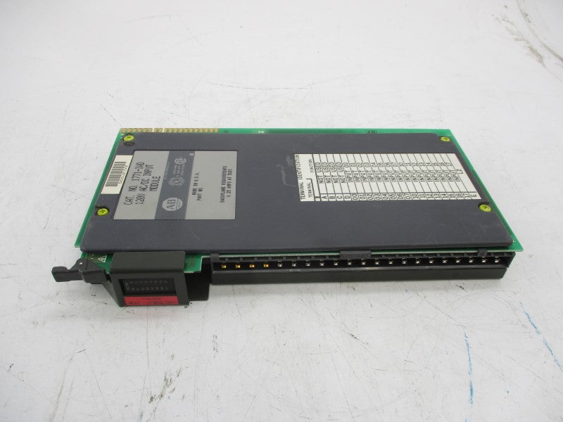ALLEN BRADLEY 1771-IAD SER. D 120VAC 0.25 NSMP