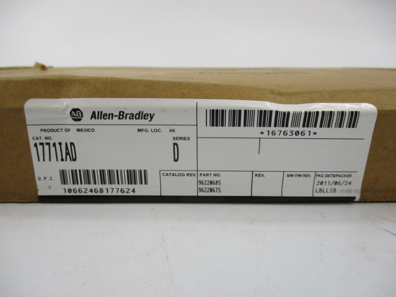 ALLEN BRADLEY 1771-IAD SER. D 120VAC 0.25 NSMP