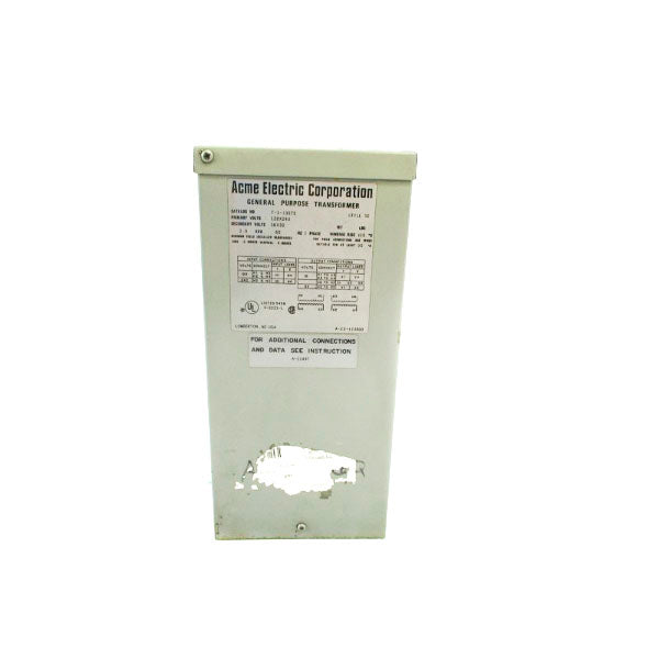 ACME ELECTRIC T-1-13075 120/240V NSNP