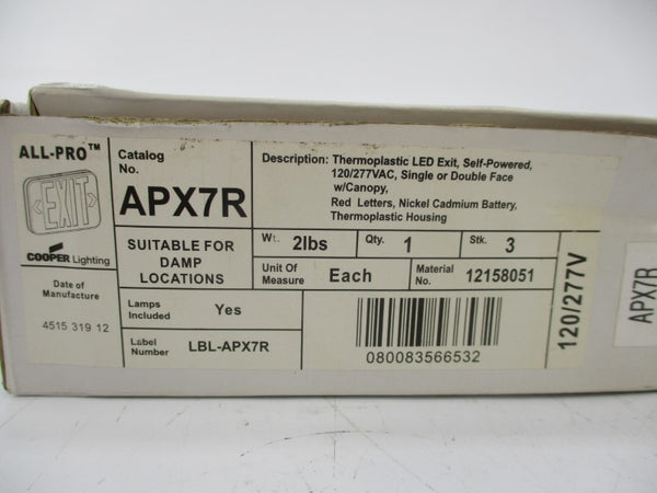 ALL-PRO APX7R 120/277VAC NSMP