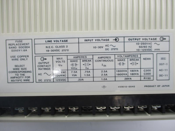 ALLEN BRADLEY 1745-E104 SER. B 10-30VAC/DC 15A NSNP