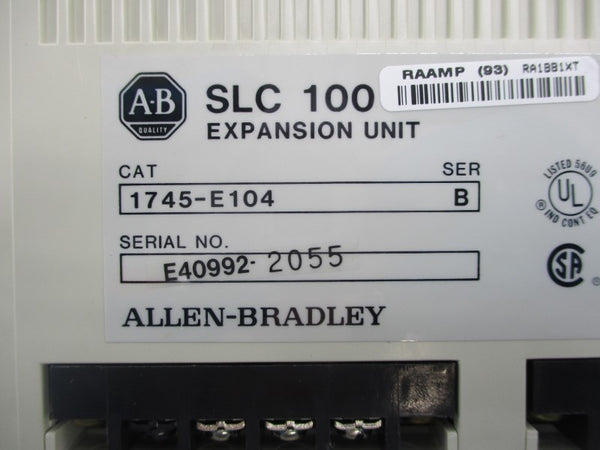 ALLEN BRADLEY 1745-E104 SER. B 10-30VAC/DC 15A NSNP