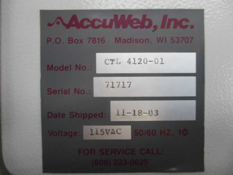 ACCUWEB CTL4120-01 115VAC NSNP