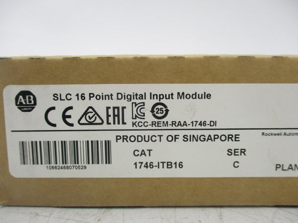 ALLEN BRADLEY 1746-ITB16 SER. C DATE: 2017 NSFS