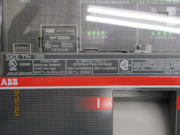 ABB SACE T7H1200 1SDA064893R1 600V 50000A NSMP