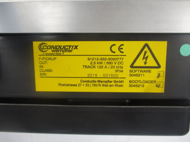 CONDUCTIX WAMPFLER 91212-332-3050777 560VDC NSNP