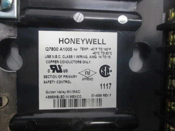 HONEYWELL Q7800A1005 REV. F NSMP