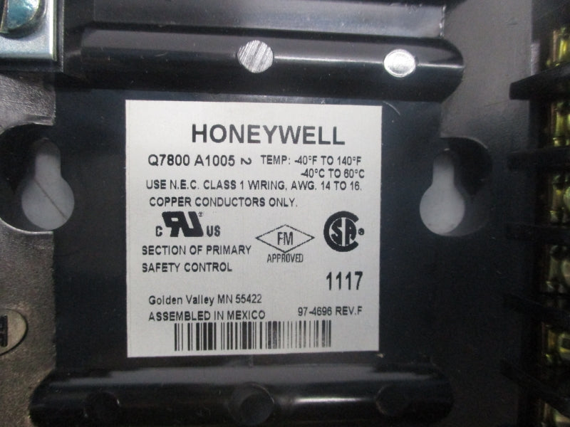 HONEYWELL Q7800A1005 REV. F NSMP