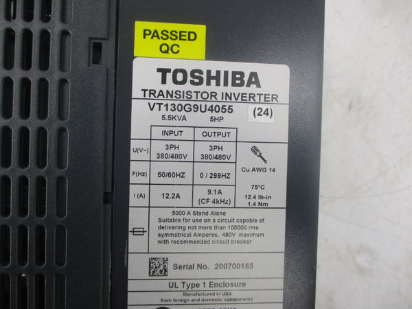 TOSHIBA VT130G9U4055 380/480V 12.2A NSNP