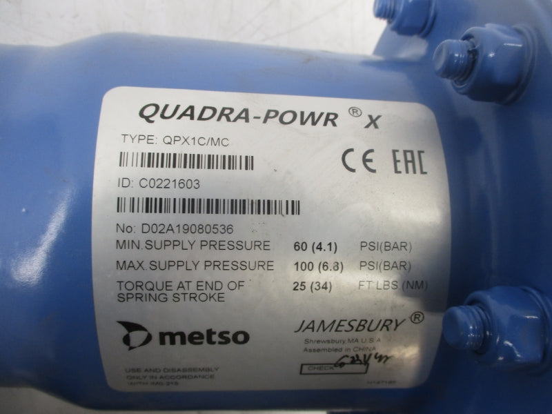 METSO QPX1C/MC 100PSI NSNP