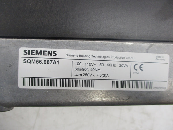 SIEMENS SQM56.687A1 100-110V NSMP