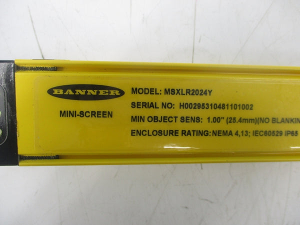 BANNER ENGINEERING MSXLR2024Y NSNP