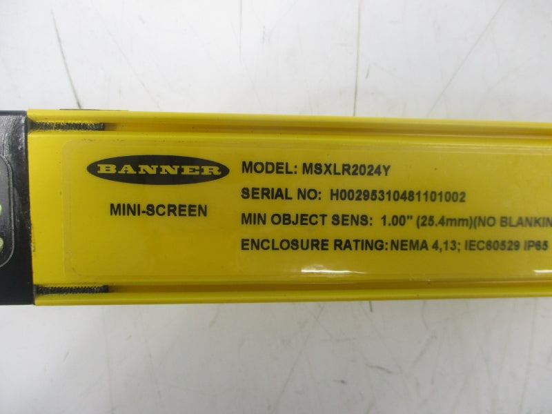 BANNER ENGINEERING MSXLR2024Y NSNP