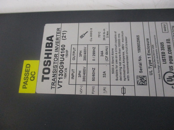 TOSHIBA VT130G9U4160 380/480V 32A NSMP