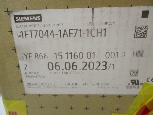 SIEMENS 1FT7044-1AF71-1CH1 333V 2.6A NSMP