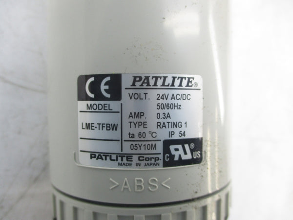 PATLITE LME-202TFBW-RG 24VAC/DC 0.3A NSMP