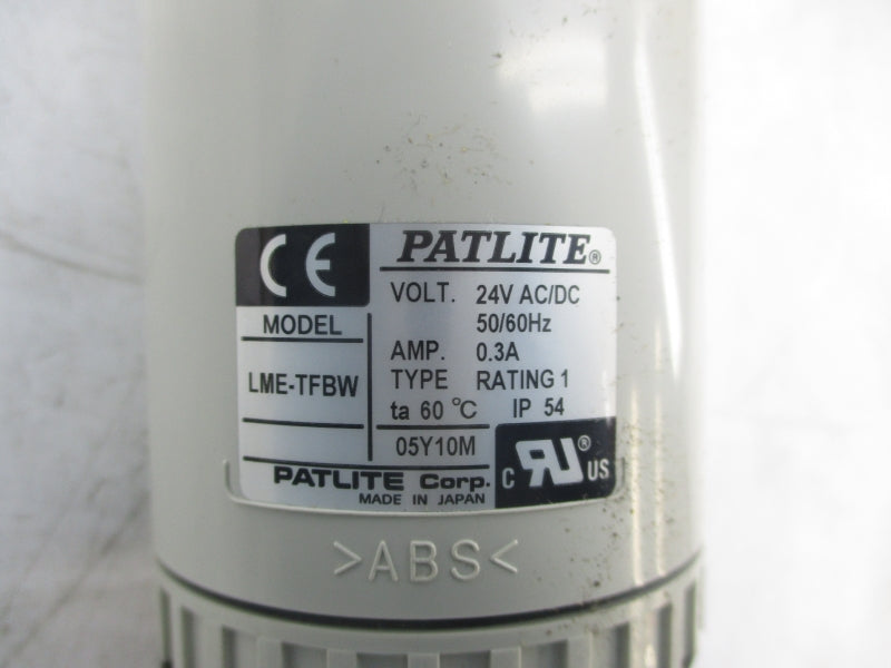 PATLITE LME-202TFBW-RG 24VAC/DC 0.3A NSMP