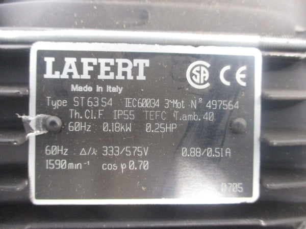 LAFERT ST63S4 333/575V 0.88/0.51A NSNP