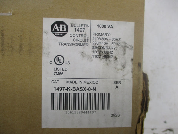 ALLEN BRADLEY 1497-K-BASX-0-N SER. A 240/480V NSMP