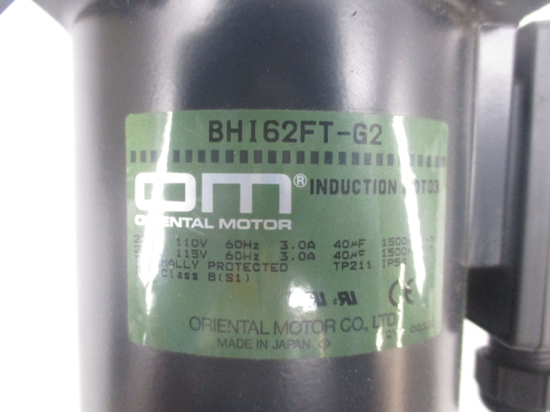 ORIENTAL MOTOR BHI62FT-120 115V 3.0A NSMP
