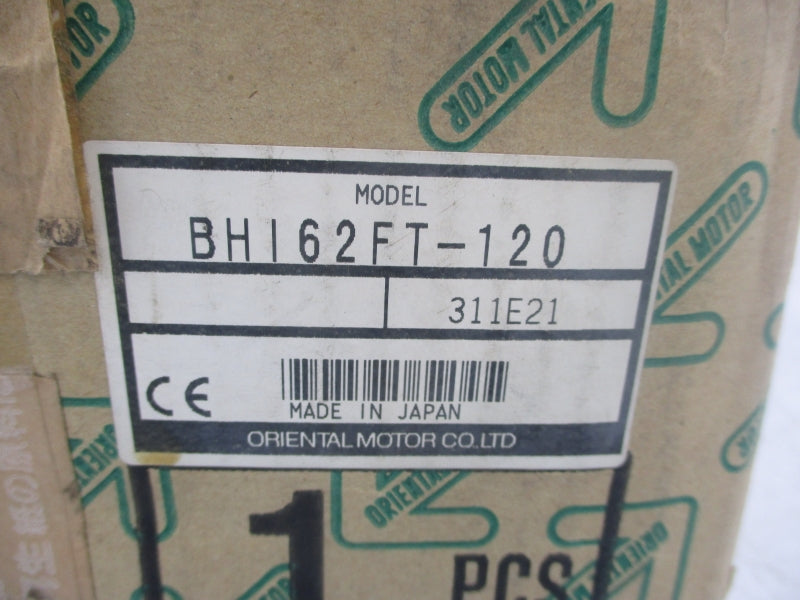 ORIENTAL MOTOR BHI62FT-120 115V 3.0A NSMP