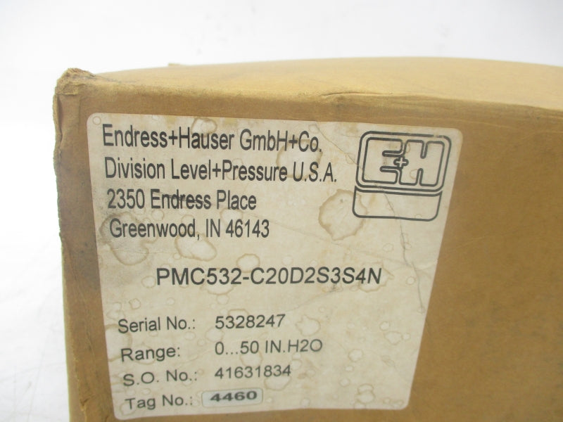 ENDRESS+HAUSER PMC532-C20D2S3S4N 13-30.5VDC 150PSI NSMP