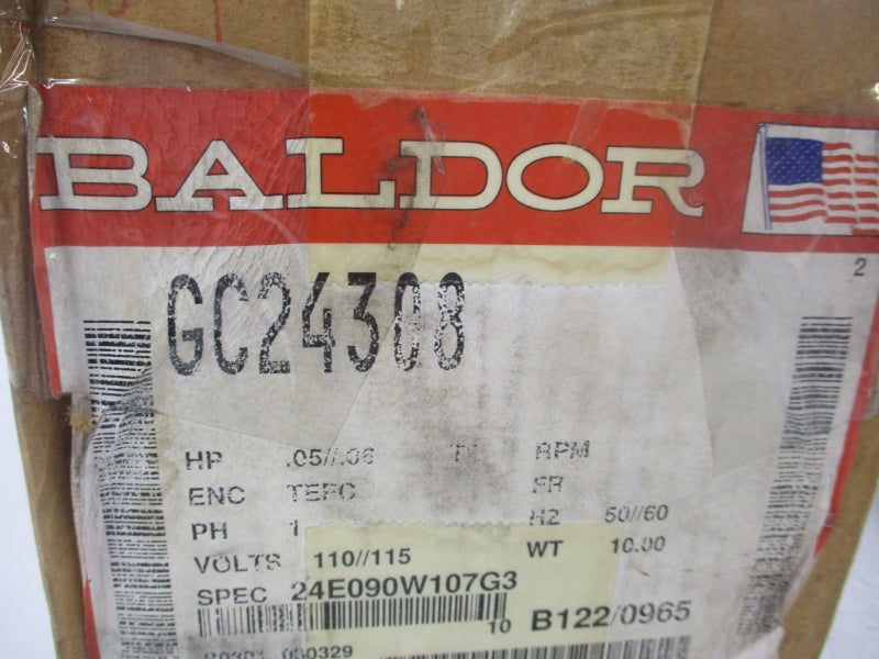 BALDOR GC24308 110/115V .78/.79A NSMP