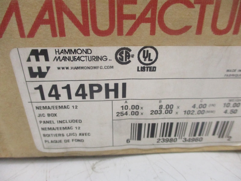 HAMMOND MANUFACTURING 1414PHI NSMP
